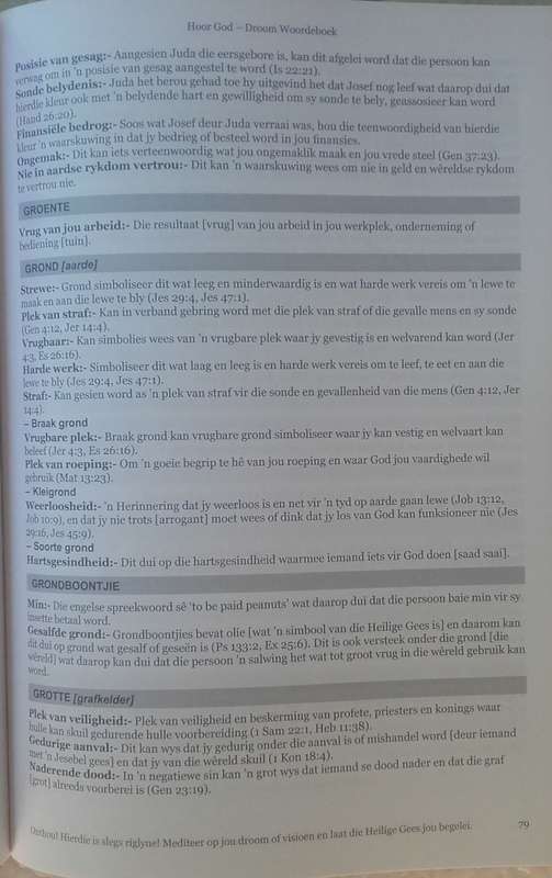 Bible/Book - Hoor God Droom Woordeboek - 2011