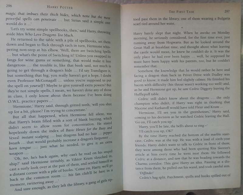 Book - Harry Potter And The Goblet Of fire - 1st ed - Sc
