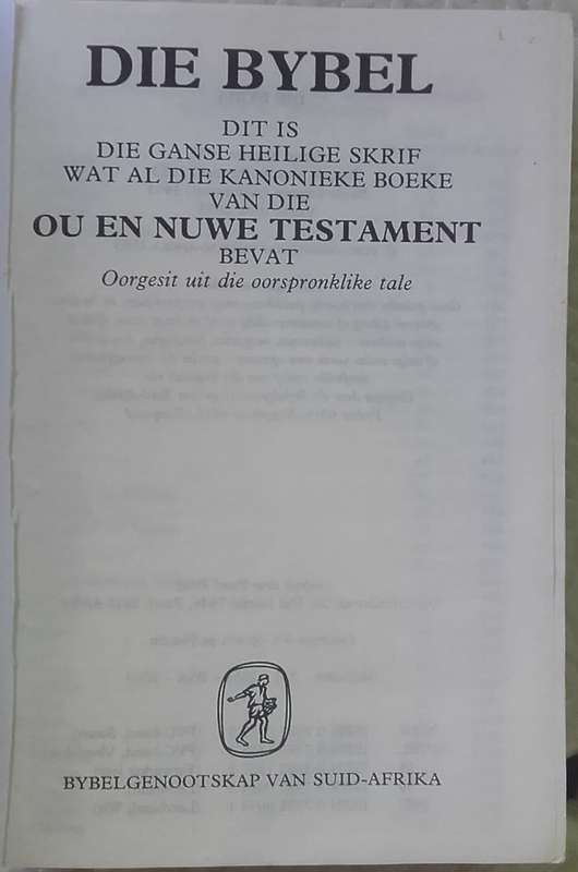 Bible - Die Bybel - Pocket - 2003