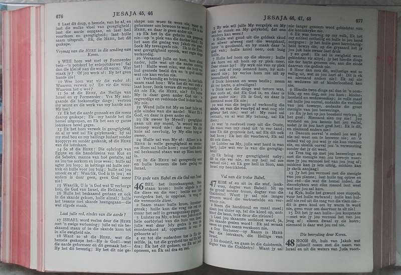 Bible - Die Bybel - 1971 + Cover
