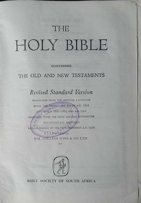 Bible - The Holy Bible - Revised Standard Version - 1979 - KJV