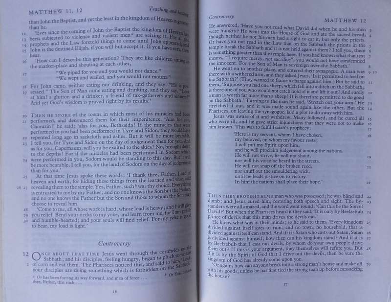 Bible - The New English Bible - 1970