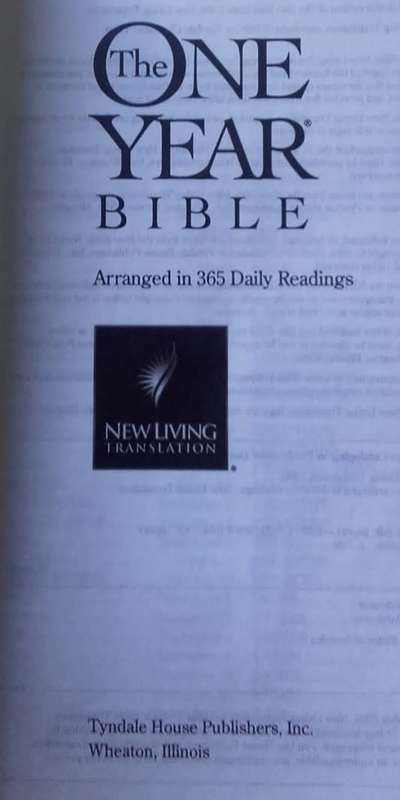 Bible - The One Year Bible - NLT - 1996