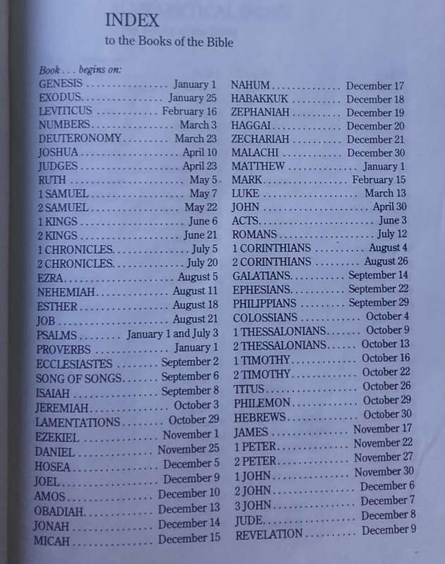 Bible - The One Year Bible - NLT - 1996
