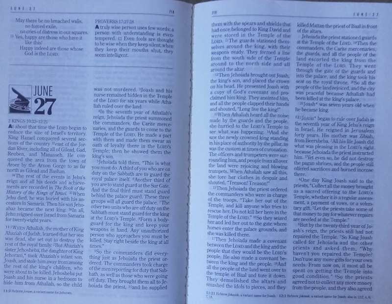 Bible - The One Year Bible - NLT - 1996