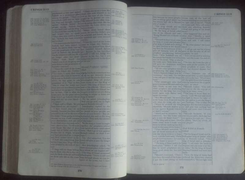 Bible - The Thompson Chain-Reference Bible - NIV - Zondervan - 1983