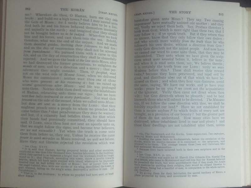 Bible - The koran - George Sale - 1970s - English