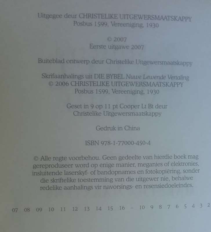 Bible - Die Stiltetyd Bybel Vir Vroue - 2007