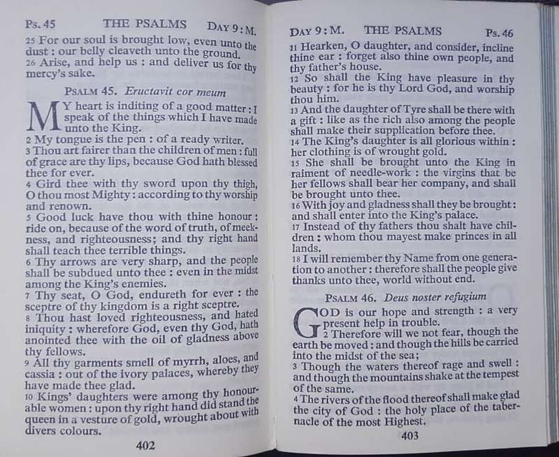 Bible/Common Prayer Book - 1968