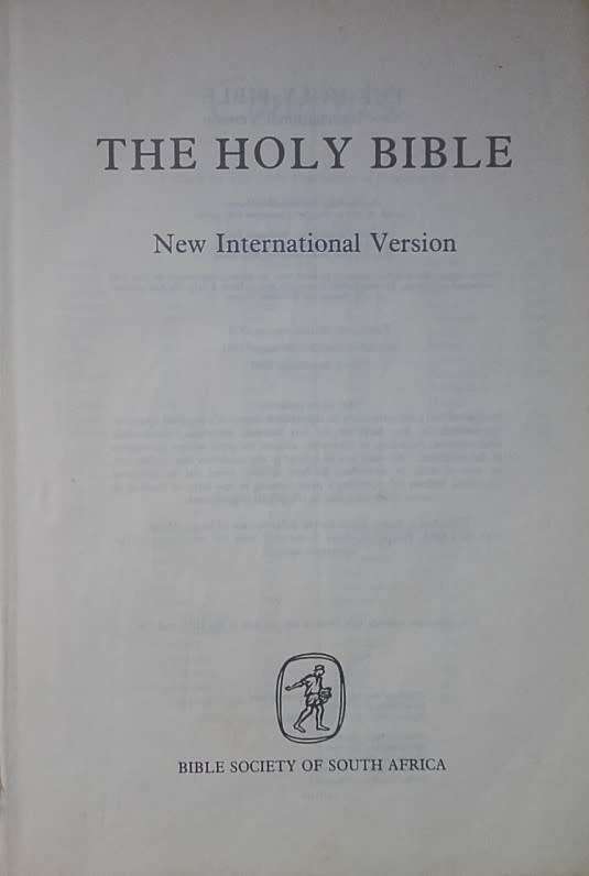 Bible - The Holy Bible - NIV - 1983