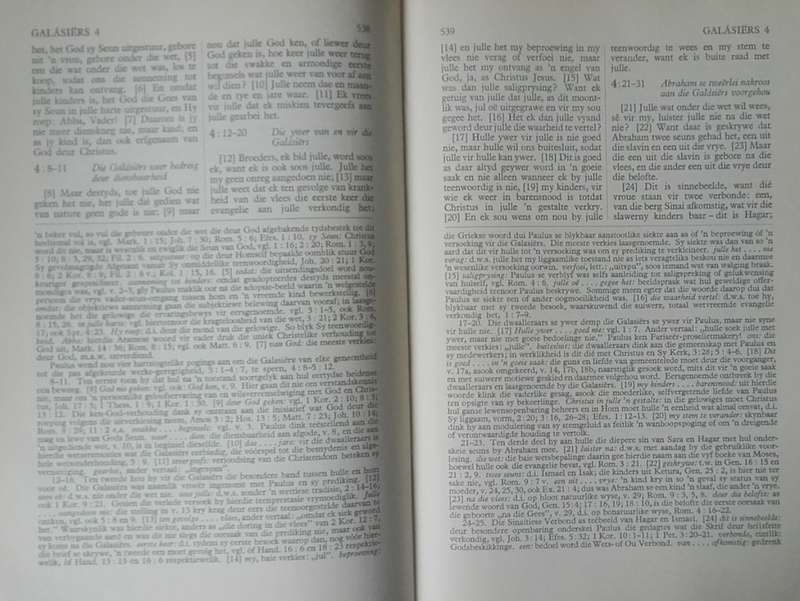 Bible - Die Bybel - Met Verklarende Aantekeninge - Deel 3 - 1959