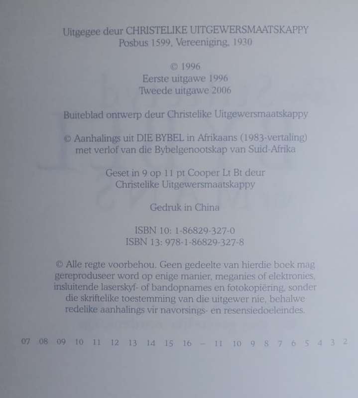 Bible - Die Stiltetyd Bybel Vir Mans - 2006 - A