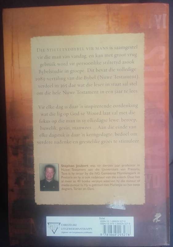 Bible - Die Stiltetyd Bybel Vir Mans - 2006 - A