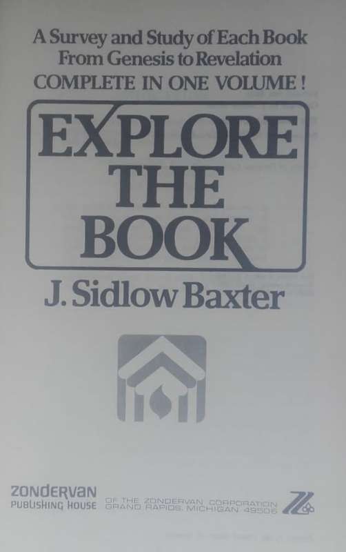 Bible/Book - Explore The Book - 1982 - Zondervan