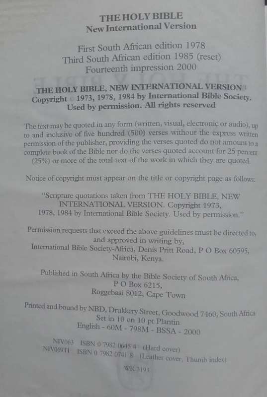 Bible - The Holy Bible - NIV - 2000