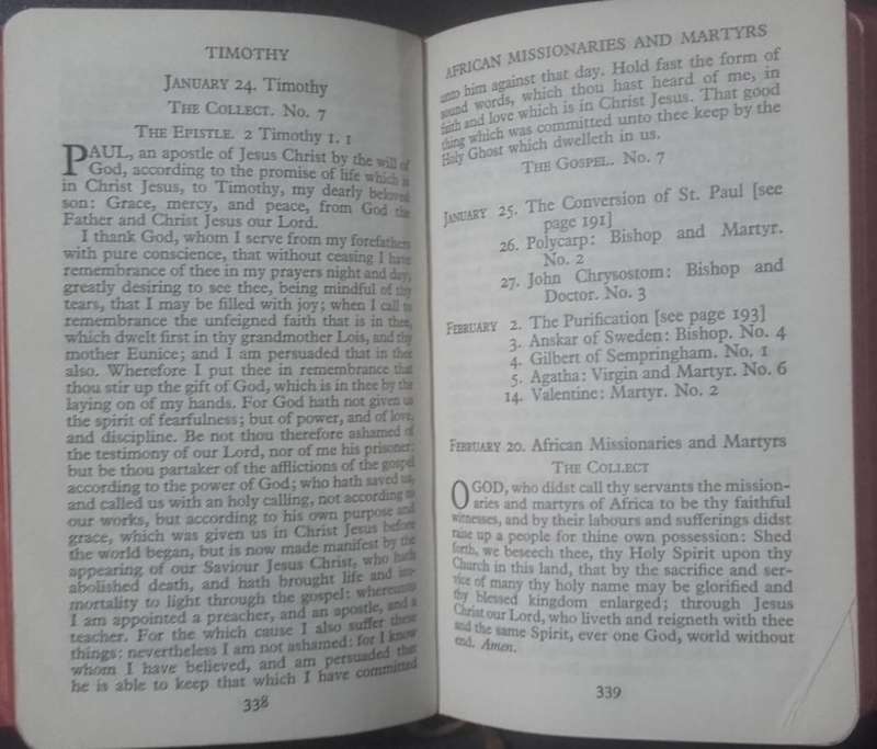 Bible - A Common Prayer Book - 1958 - Leather