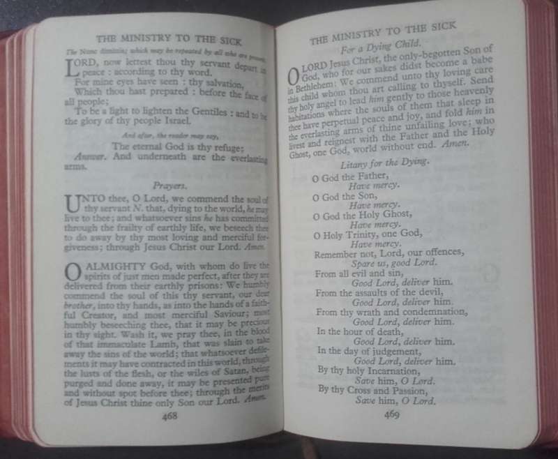 Bible - A Common Prayer Book - 1958 - Leather