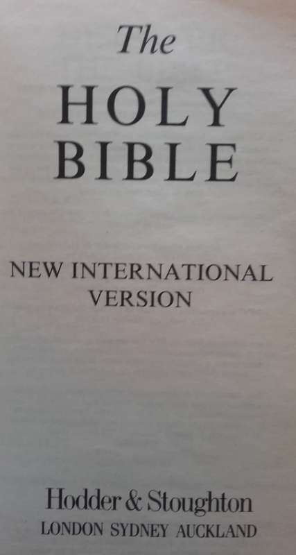 Bible - The Bible - NIV - 1997 - SC