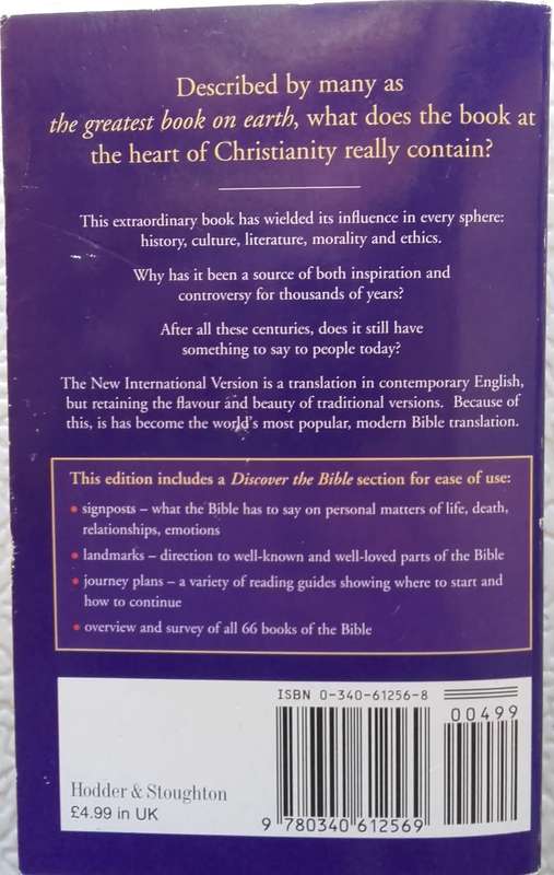 Bible - The Bible - NIV - 1997 - SC