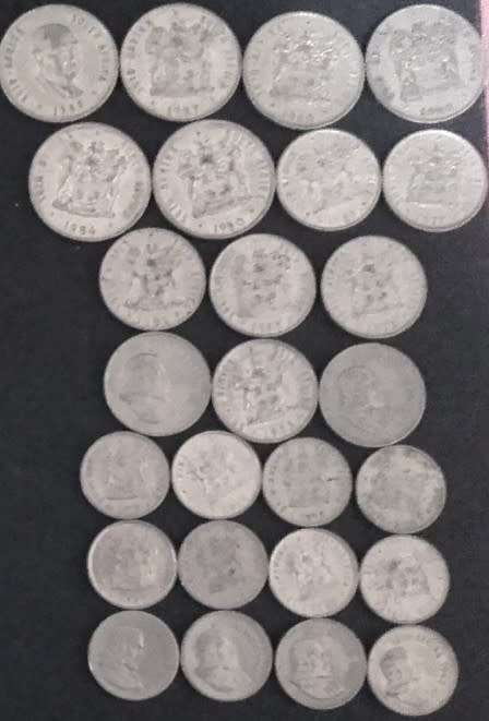 Coin - RSA - 5c/10c/20c - 60s/70s/80s - x 26  P