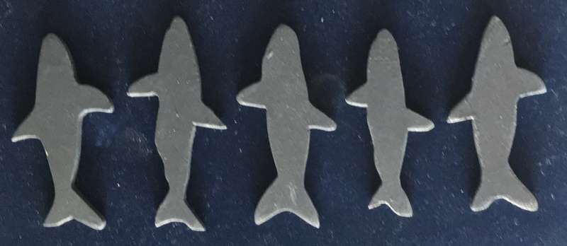 Wooden Sharks x 50 - Unfinished Project