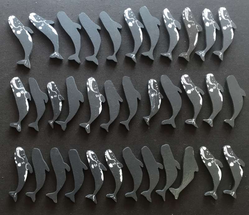 Wooden Fridge Magnets x 35 - Unfinished