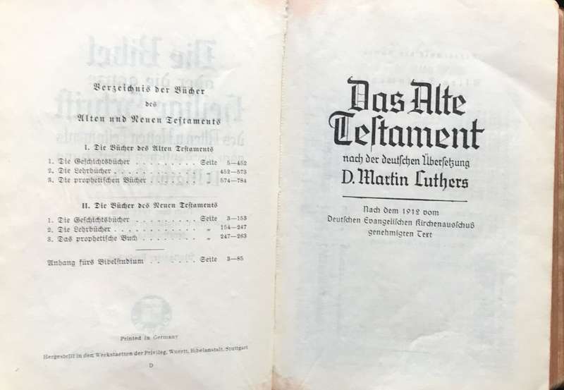 Bible - De Heilige Schrift - [D Martin Luthers] - Pocket - 1912