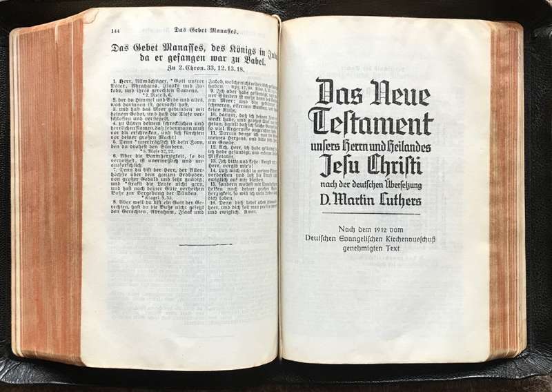 Bible - De Heilige Schrift - [D Martin Luthers] - Pocket - 1912