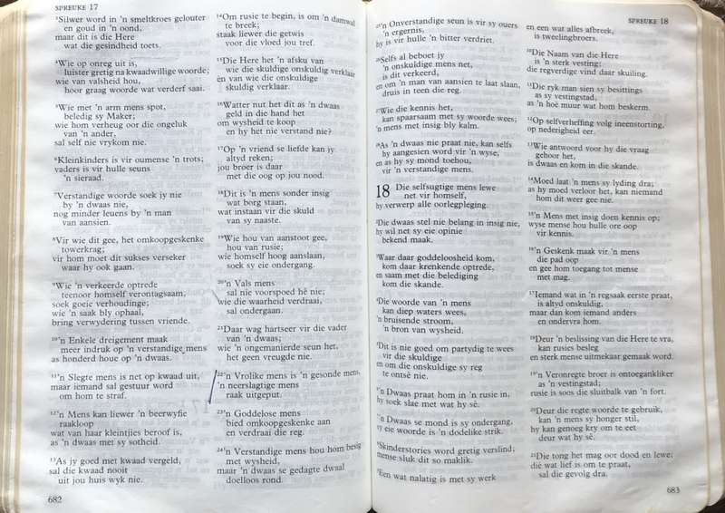 Bible - Die Bybel - 1985