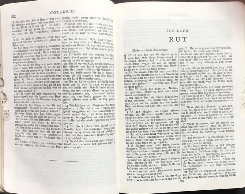 Bible - Die Bybel - 1972 - White+Cover