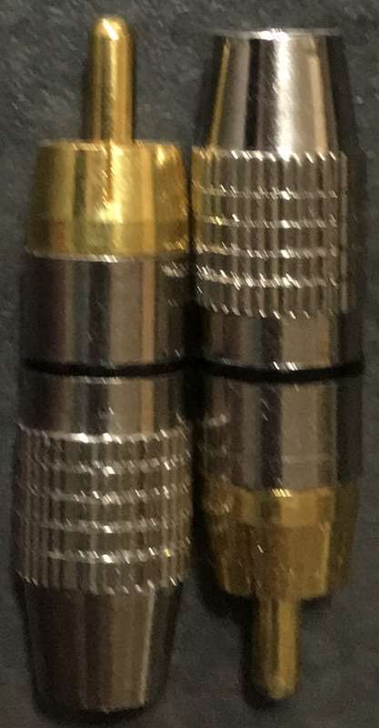 RCA Connectors - Metal x 17
