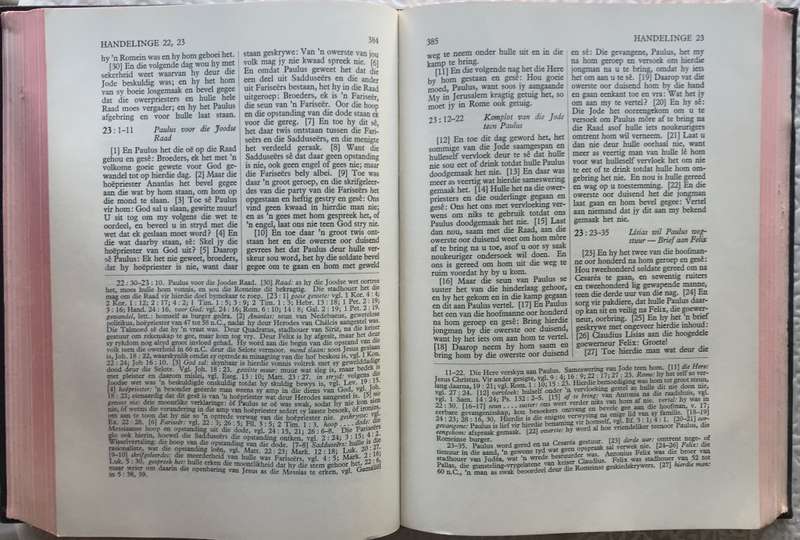 Bible - Die bybel - Met Verklarende Aantekeninge - Deel 3 Van 4 Boeke - 1959