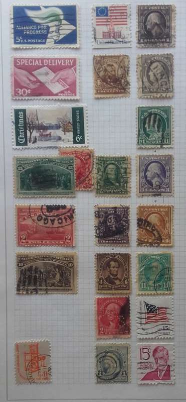 Stamp Collection - USA - Bulk Lot - Vintage