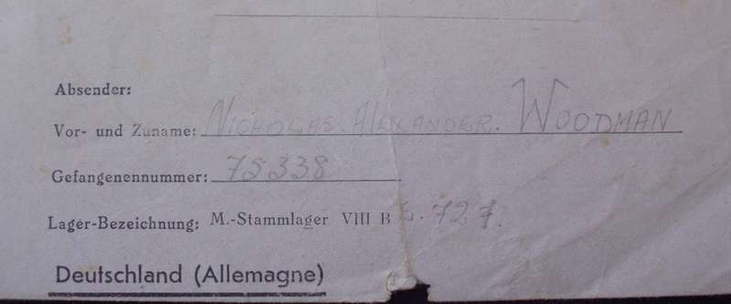 Letter - Germany 1944 - POW - Umtata