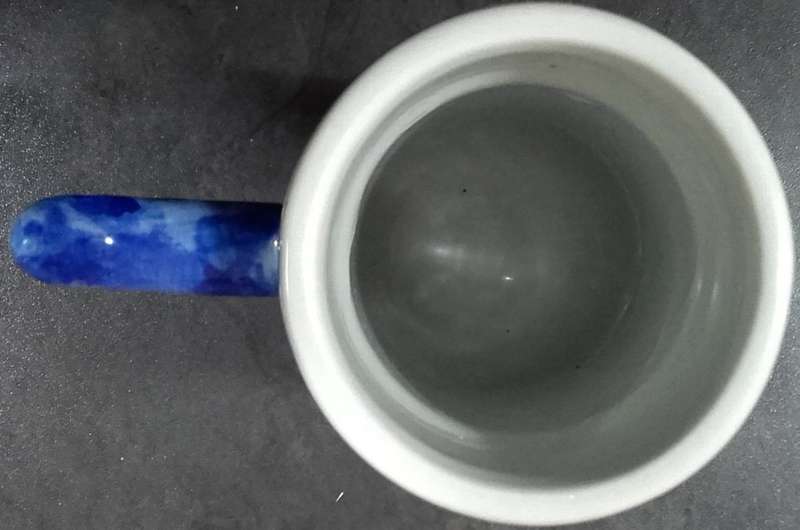 Blue Mug - porcelain - China