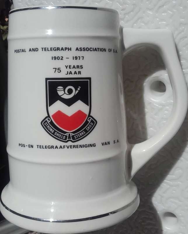 Beermug - Postal + Telecommunication - 1977 - 75 Years