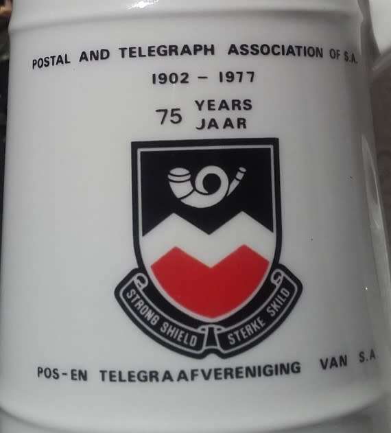Beermug - Postal + Telecommunication - 1977 - 75 Years