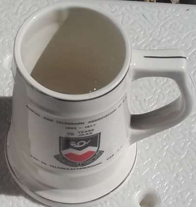 Beermug - Postal + Telecommunication - 1977 - 75 Years