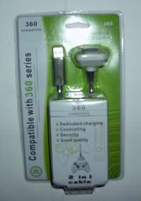 xbox 360 charging cable