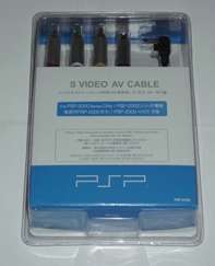 psp 2000 s-video av cables.