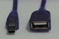 mini usb male to usb female cable!