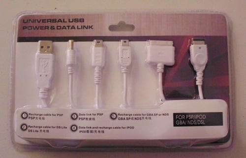 usb cable for psp\nds\ds lite\gameboy advance\ipod!