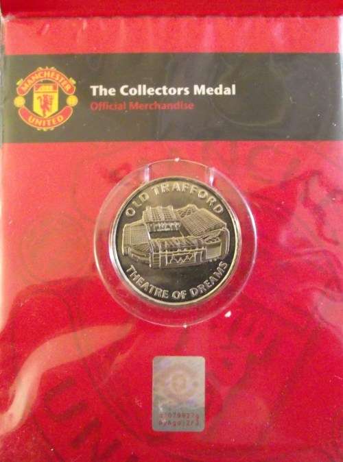 Manchester United Collectors Medal Coin - Official - Old Trafford Theatre of Dreams-
