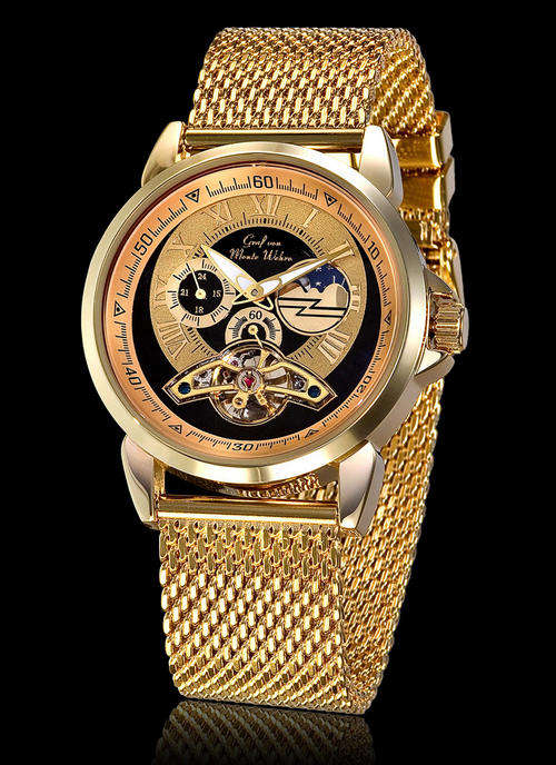 Men s Watches STUNNING UNIQUE TOP OF THE RANGE GRAF VON MONTE WEHRO LE HAVRE GOLD BLACK CLOCK.GERMAN EXCELLENCY was sold for 550.00 on 26 Dec at 08 35 by EBEH in Bloemfontein ID 83829942