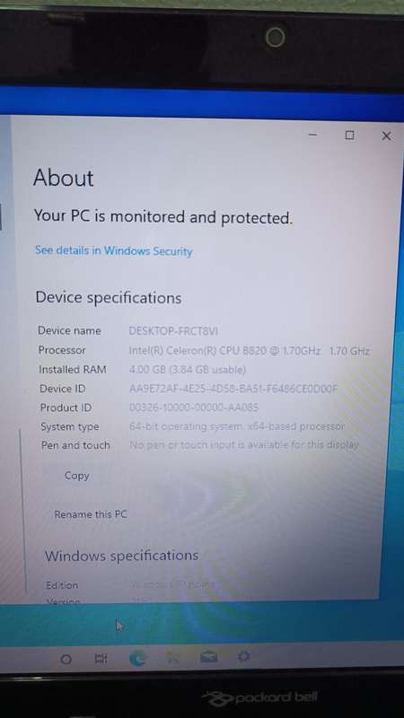Packard Bell Laptop