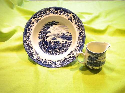 !!! William & James Bowl & Milk jug !!!