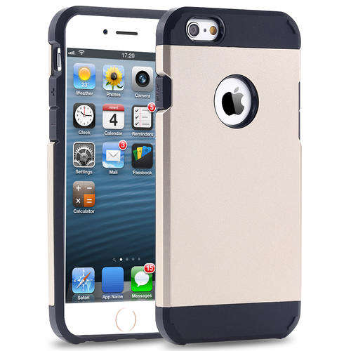 FREE SHIPPING**NEW LUXURY TOUGH ARMOUR BACK CASE FOR IPHONE 6**FREE SHIPPING