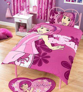 STEPHANIE - LAZY TOWN SINGLE DUVET SET - NEW