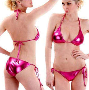 METALIC PINK BIKINI SIZE 32/34 -NEW