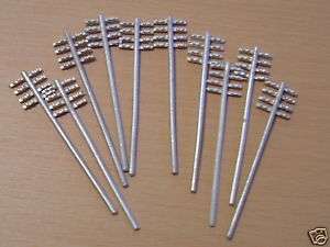 10 FLEETLINE TELEPHONE POLES - N SCALE